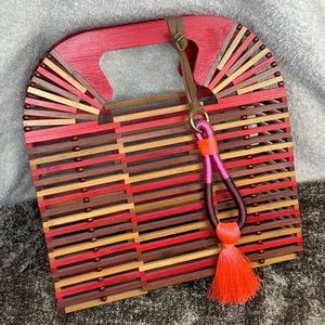 Vince Camuto Wooden Bag